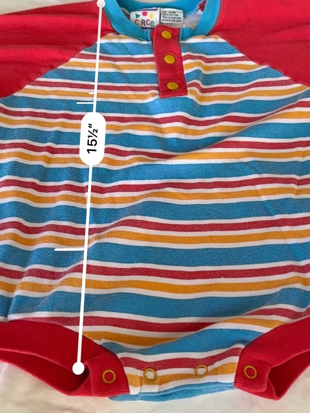 Vintage early-2000s Circo two-piece baby outfit in size 24 months.